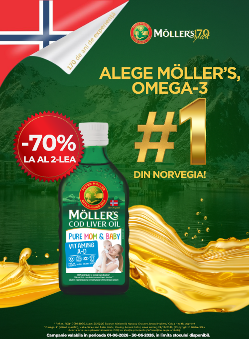 Mollers 1+70% Reducere la al 2-lea IDENTIC Iunie