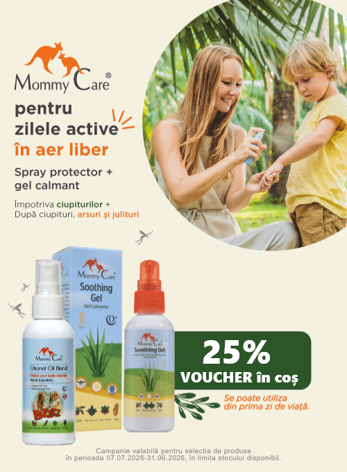 Mommy Care 25% Voucher in cos Iulie-August
