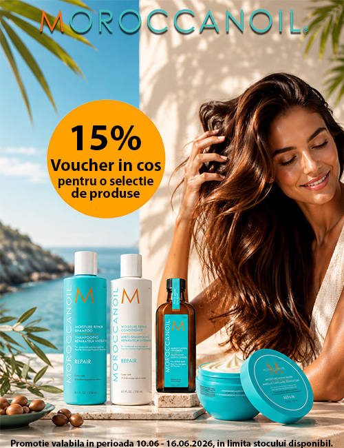 Moroccanoil 15% Voucher in cos Iunie