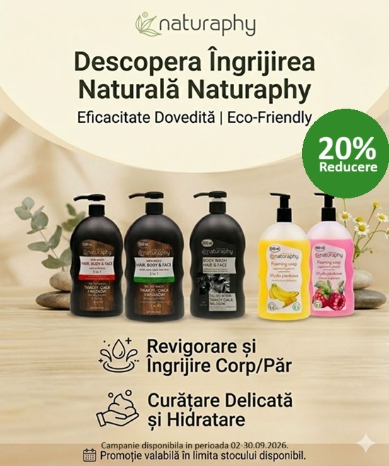 Naturaphy 20% Reducere Septembrie Exclusiv Online