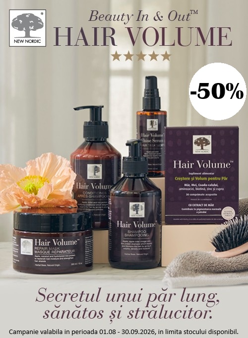 New Nordic Hair 50% Reducere August-Septembrie
