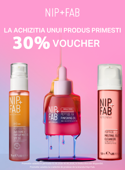 NIP+FAB 30% Voucher in cos Iunie
