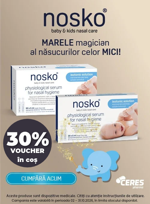 Nosko 30% Voucher in cos Octombrie
