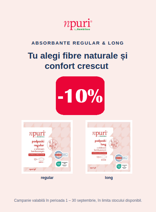 Npuri Absorbante 10% Reducere Septembrie