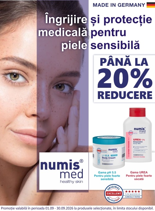 Numis Med Pana la 20% Reducere Septembrie