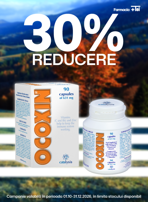 Ocoxin 30% Reducere Octombrie-Decembrie