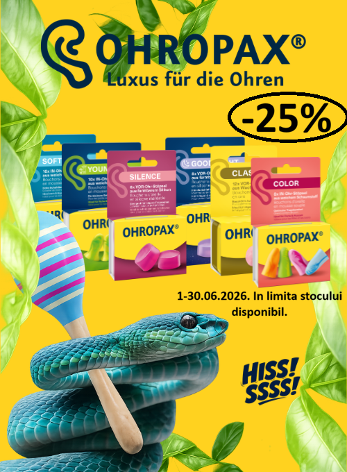 Ohropax 25% Reducere Iunie