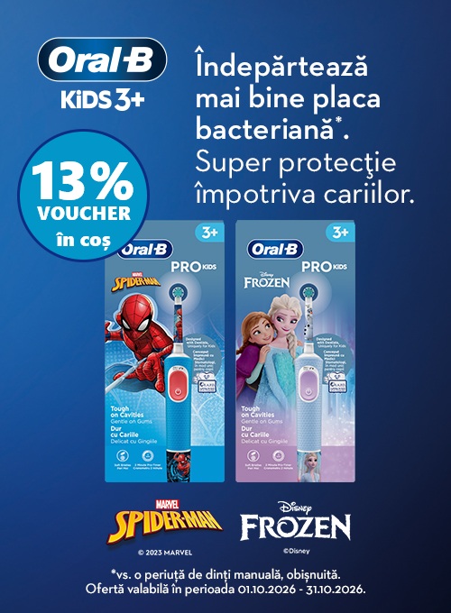 Oral B 13% Voucher in cos Octombrie