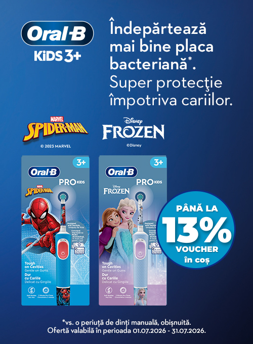 Oral B Pana la 13% Voucher in cos Iulie