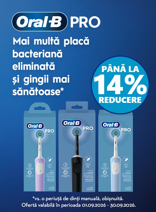 Oral B Pana la 14% Reducere Septembrie