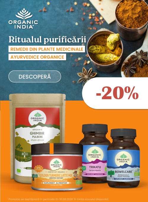 Organic India 20% Reducere Iunie
