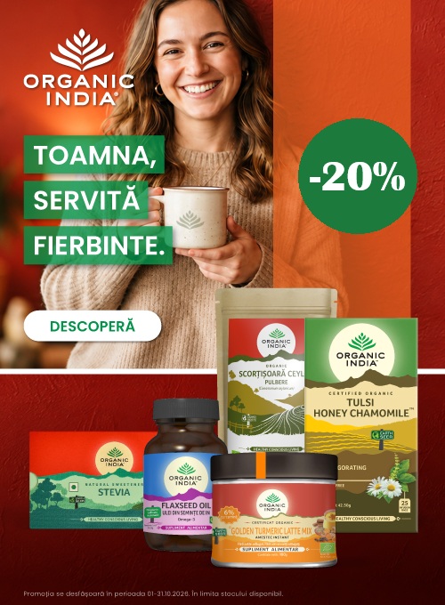 Organic India 20% Reducere Octombrie