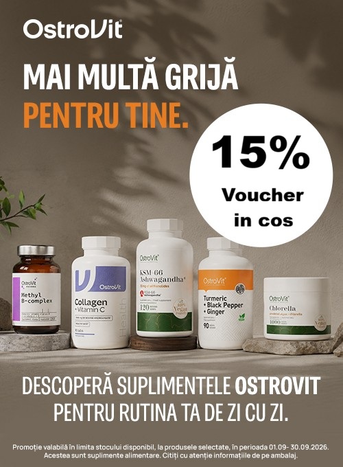 OstroVit 15% Voucher in cos Septembrie