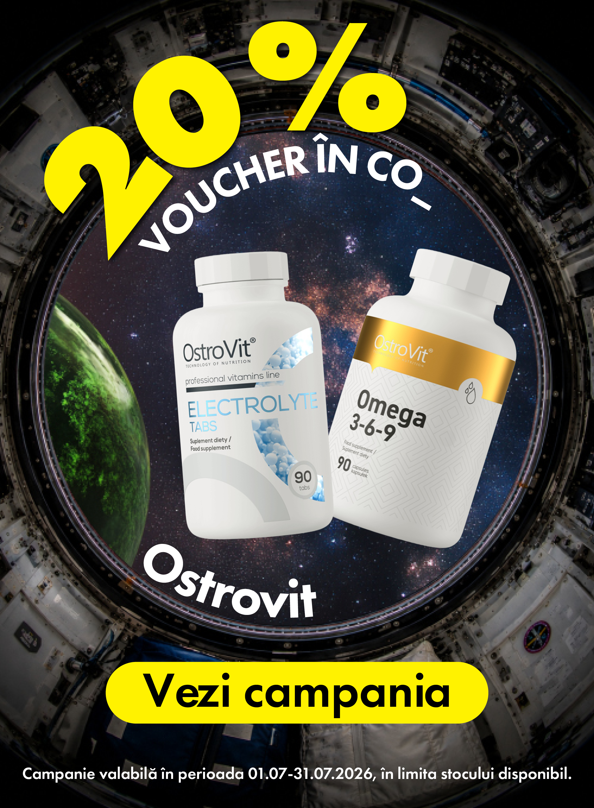 Ostrovit 20% Voucher in cos Zorii Reducerilor