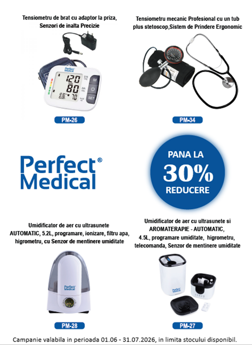 Perfect Medical Pana La 30% Reducere Iunie-Iulie