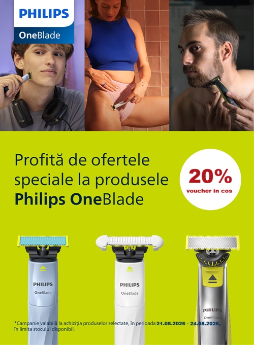 Philips One Blade 20% Voucher in cos August 21-24.08