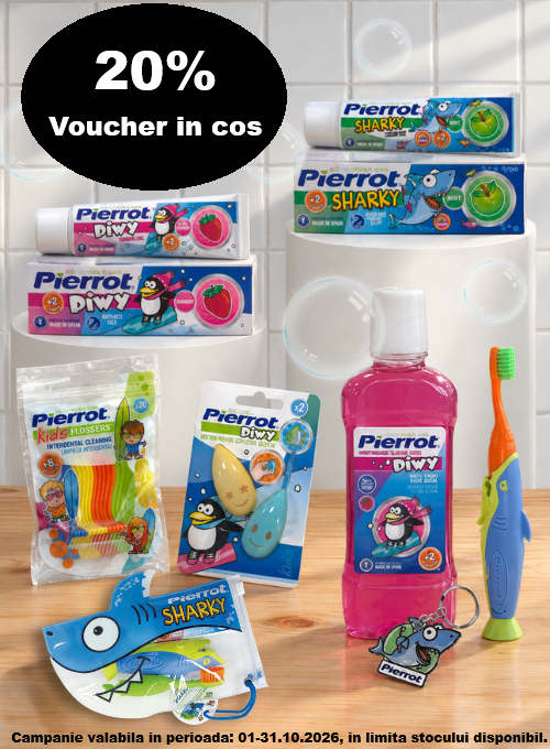 Pierrot 20% Voucher in cos Octombrie