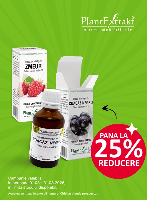Plantextrakt Pana la 25% Reducere August