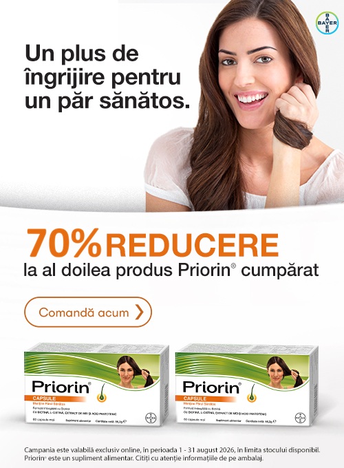 Priorin 1+70% Reducere la al doilea August