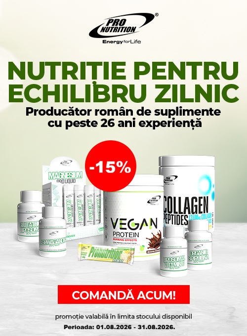 Pro Nutrition 15% Reducere August