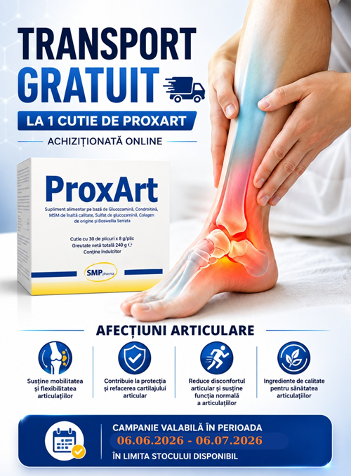 Proxart Transport Gratuit Iunie-Iulie