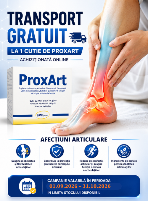 Proxart Transport Gratuit Septembrie-Octombrie