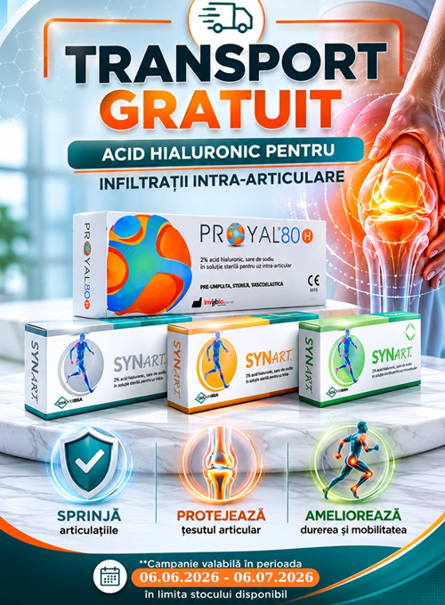 Proyal si SynArt Transport Gratuit Iunie-Iulie