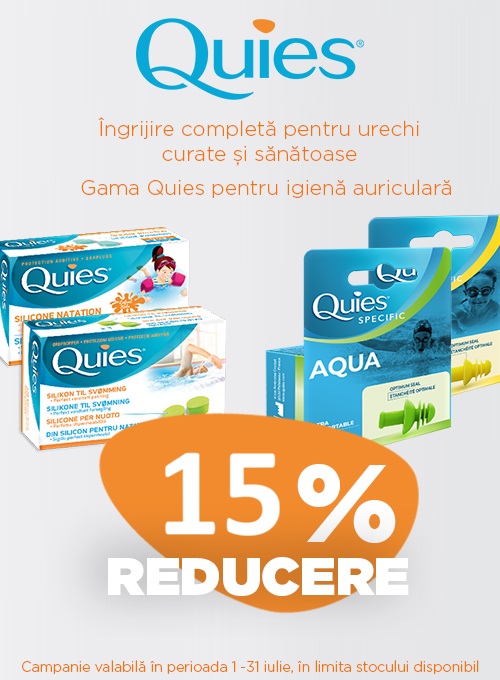 Quies 15% Reducere Iulie