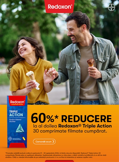 Redoxon 1+60% Reducere la al doilea Septembrie