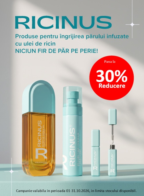 Ricinus Pana la 30% Reducere Octombrie