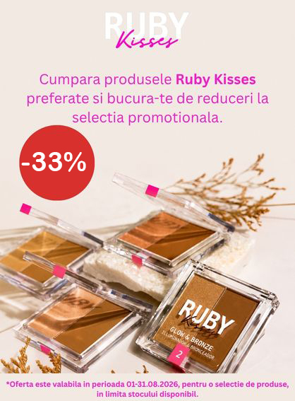 Ruby Kisses 33% Reducere August
