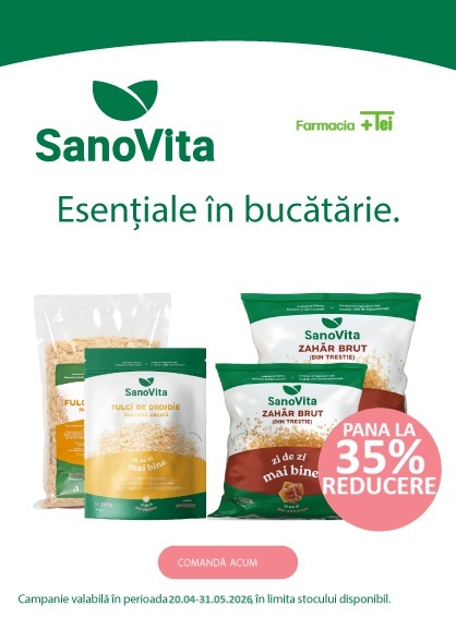 Sanovita Pana la 35% Reducere Aprilie-Mai