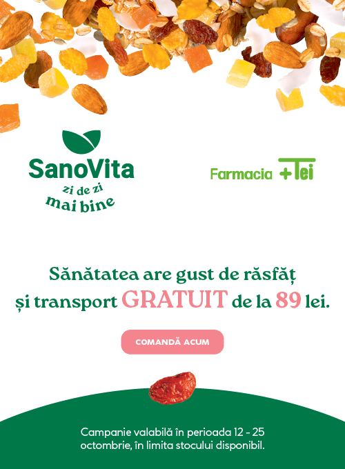 Sanovita Transport Gratuit Octombrie