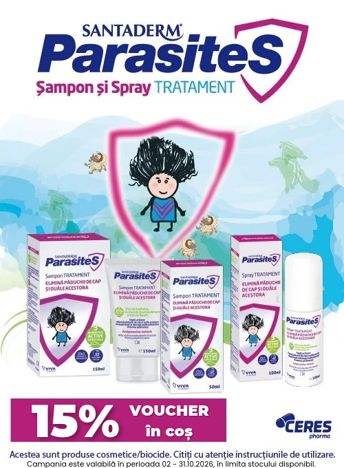 Santaderm 15% Voucher in cos Octombrie