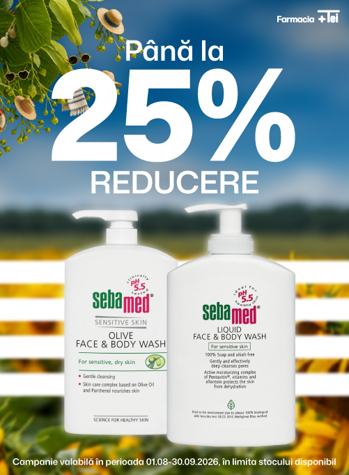 Sebamed Pana la 25% Reducere August-Septembrie