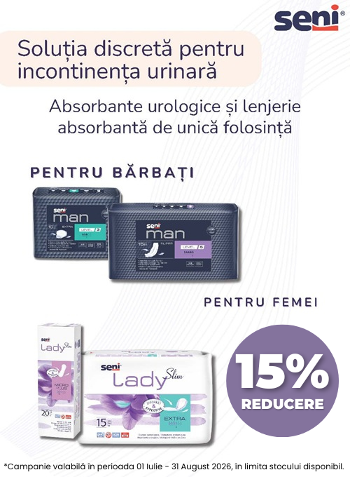 Seni 15% Reducere Iulie-August