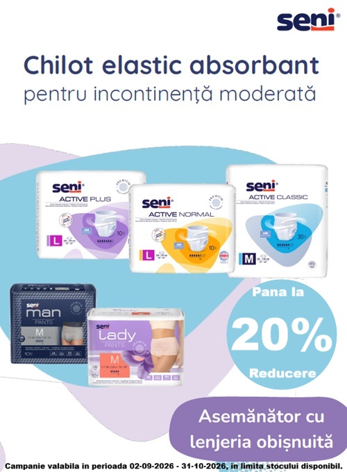 Seni Pana la 20% Reducere Septembrie-Octombrie