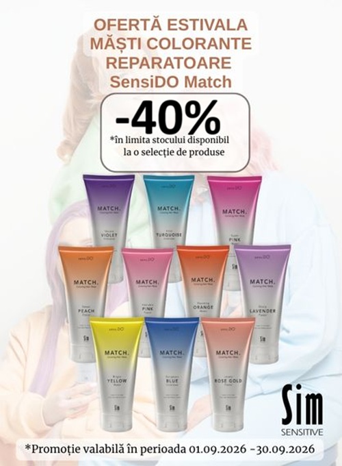SensiDo Match 40% Reducere Septembrie