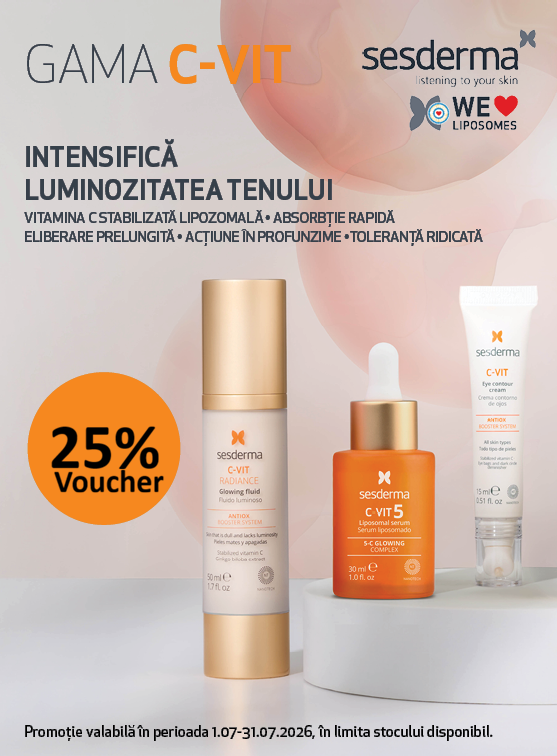 Sesderma C-Vit 25% Voucher in cos Iulie