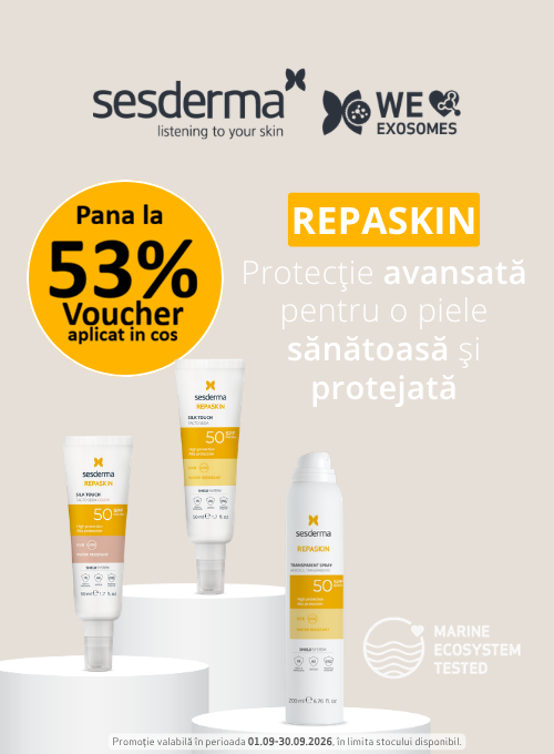 Sesderma Repaskin Pana la 53% Voucher aplicat in cos Septembrie