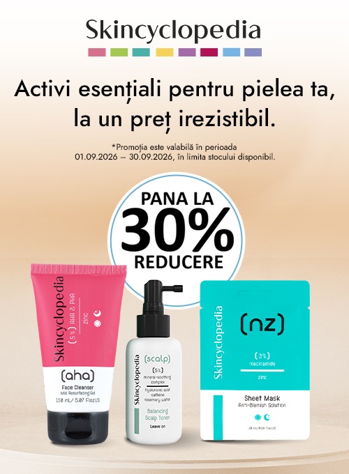 Skincyclopedia Pana la 30% Reducere Septembrie