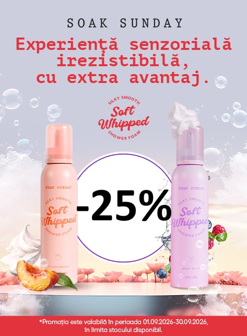 Soak Sunday 25% Reducere Septembrie