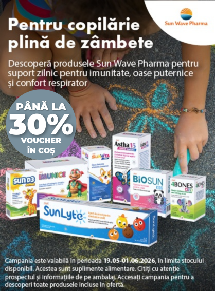 Sun Wave Pana la 30% Voucher in cos Ziua Copilului