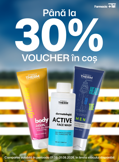 Synergy Therm Pana la 30% Voucher in cos August