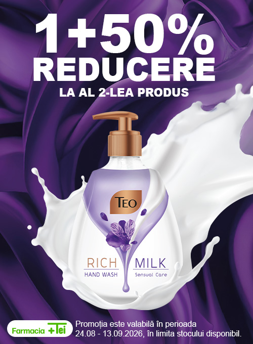 TEO 1+50% Reducere la al 2-lea Back to School