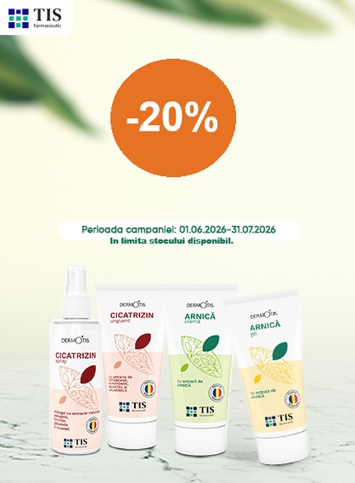 Tis 20% Reducere Iunie-Iulie