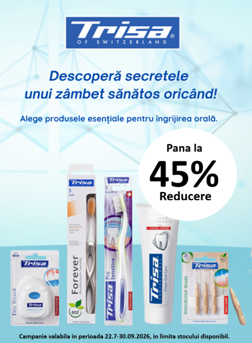 Trisa Pana la 45% Reducere Iulie-Septembrie