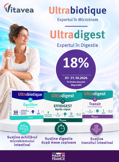 Ultrabiotique & Ultradigest 18% Reducere Octombrie