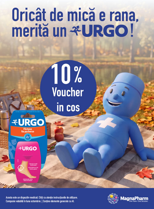 Urgo 10% Voucher in cos Octombrie