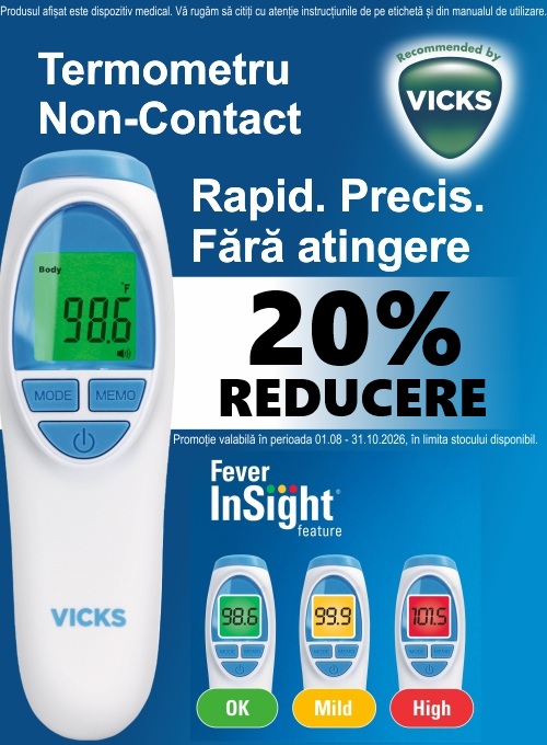 Vicks 20% Reducere August-Octombrie